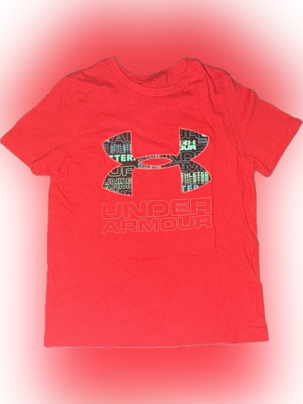 ☀️Under Armour Kids Graphic Red Tee